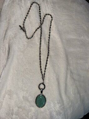 Long Blue Necklace